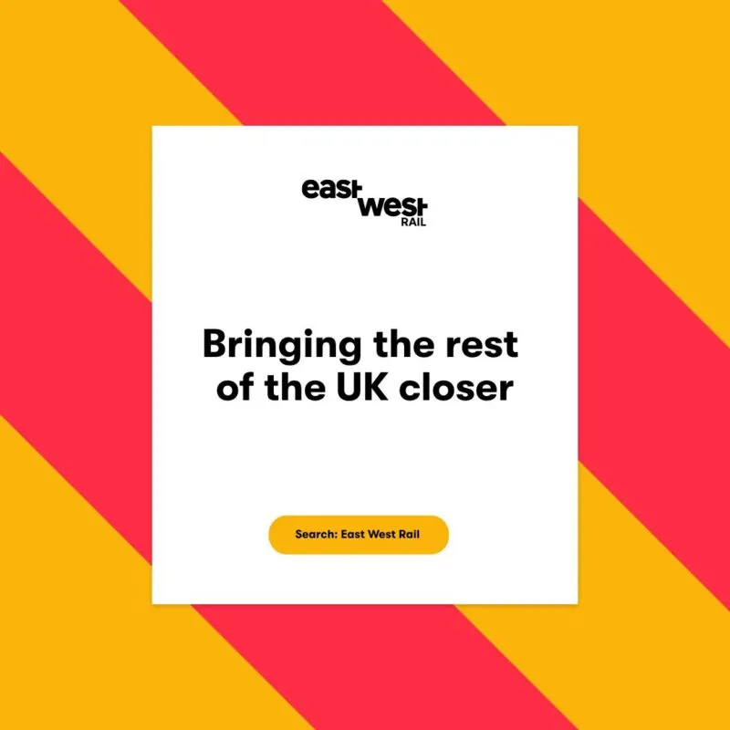 East West Rail tone of voice