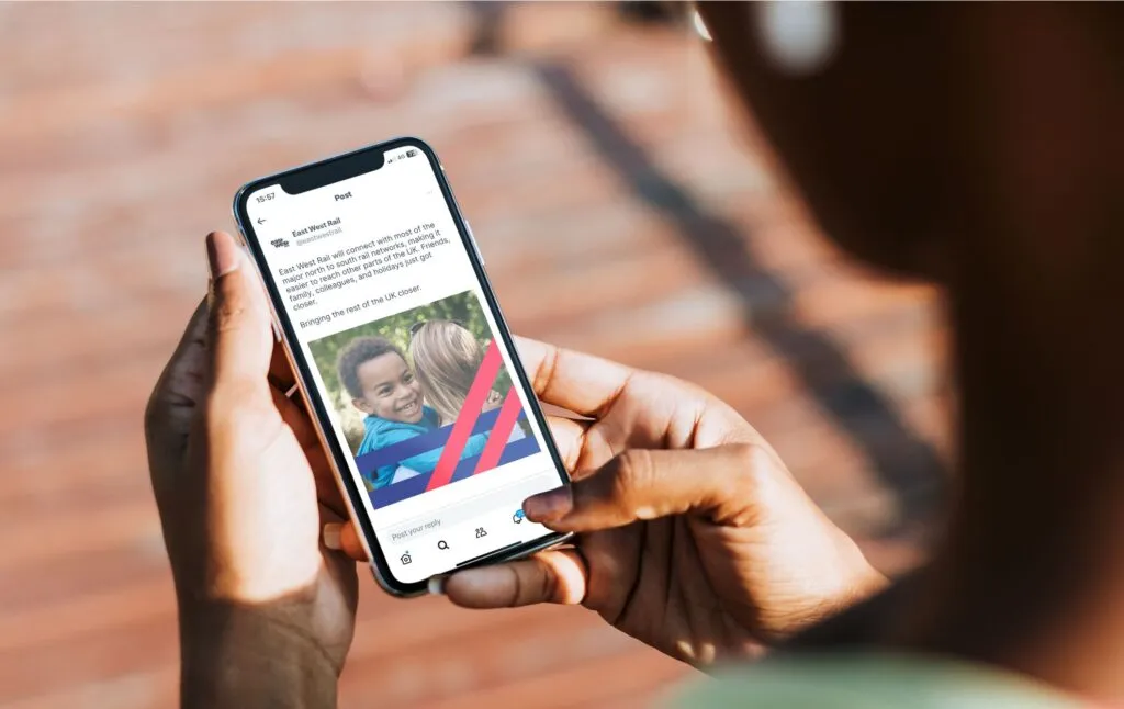 EWR phone social mock