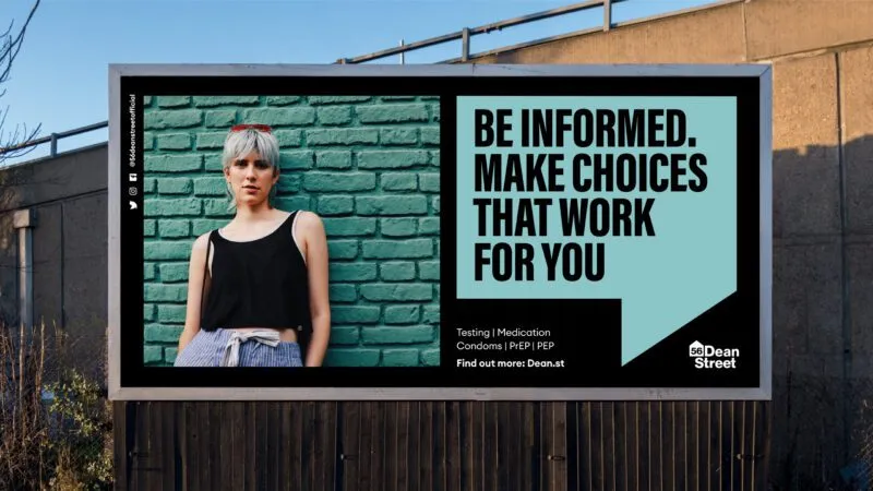 Dean street billboard