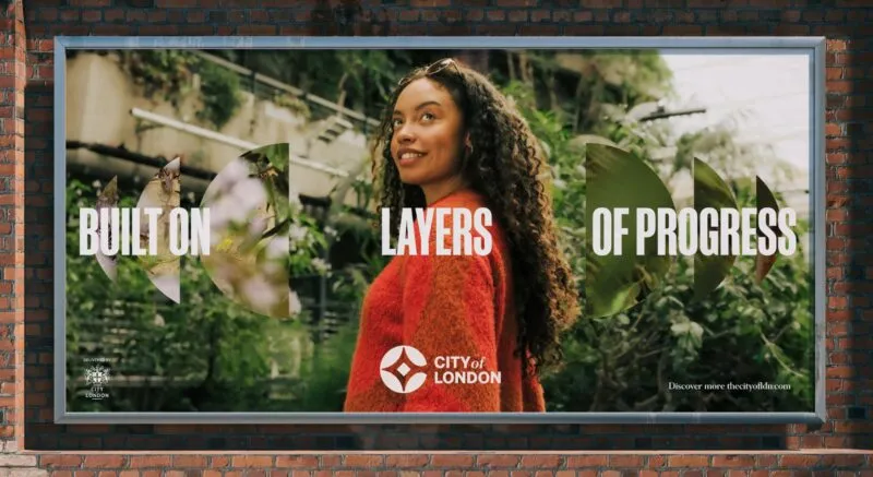 City of London billboard