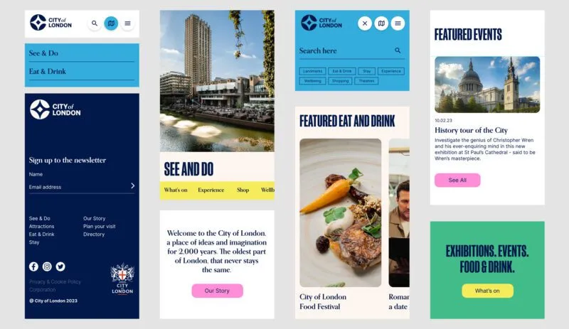 City of London component blocks