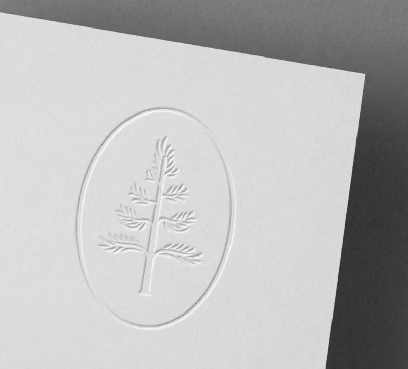 Earlsgate embossed logo