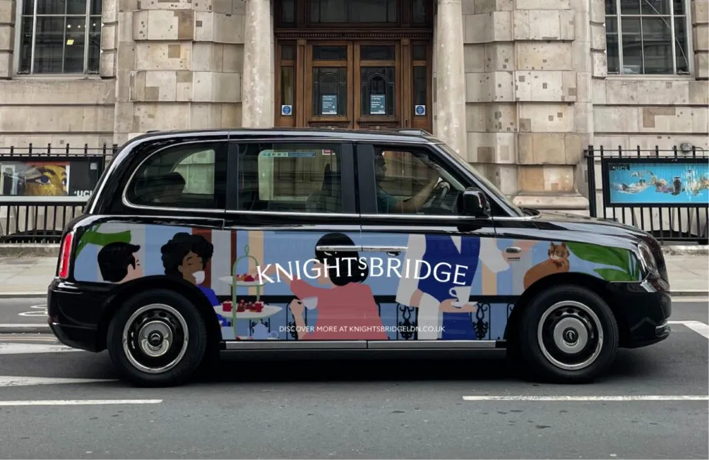 Knightsbridge taxi