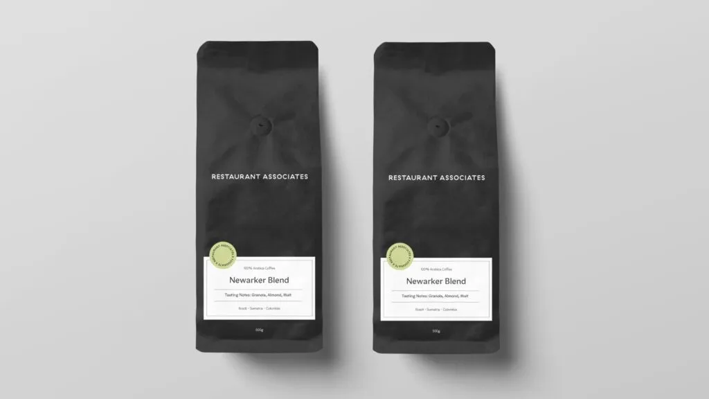 Restaurant Associates coffee packaging