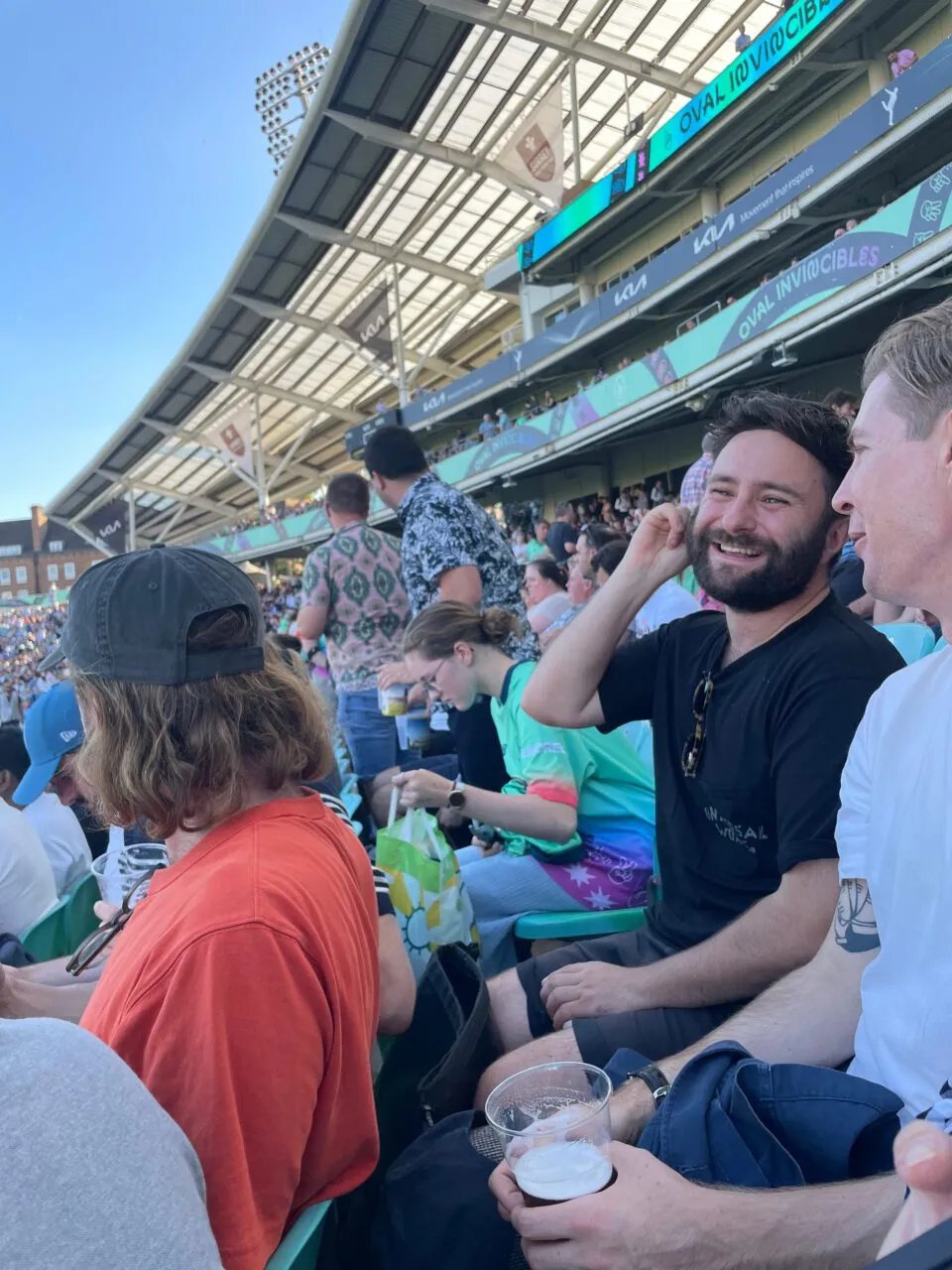 Team outing to the cricket