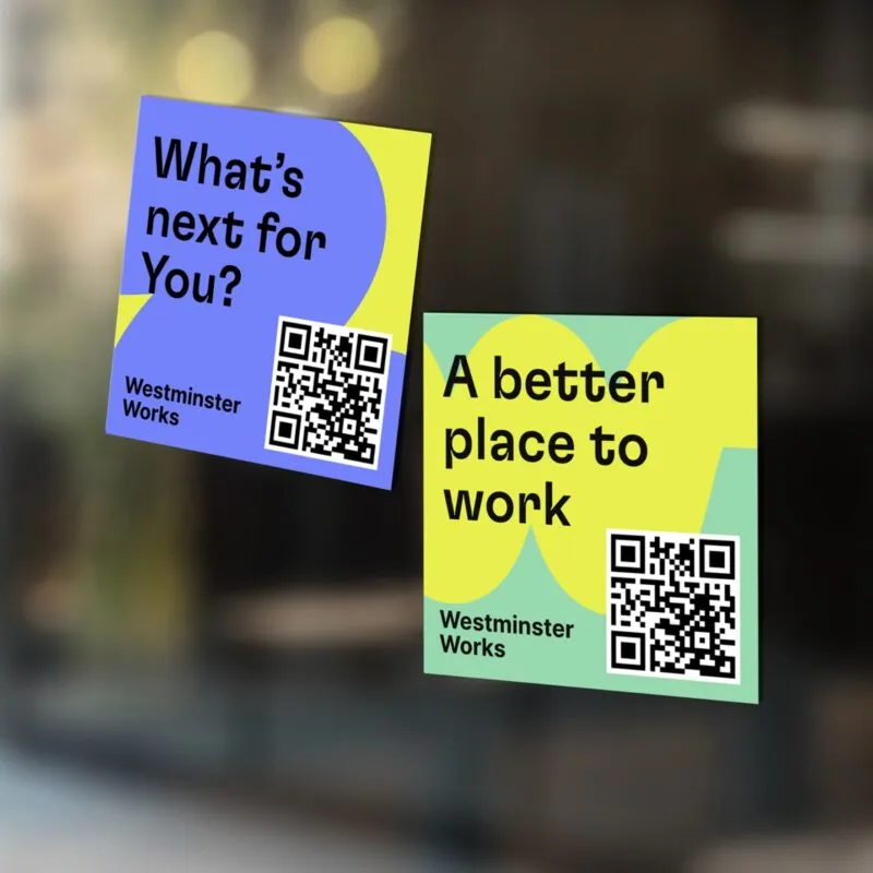 Westminster Works Window Stickers